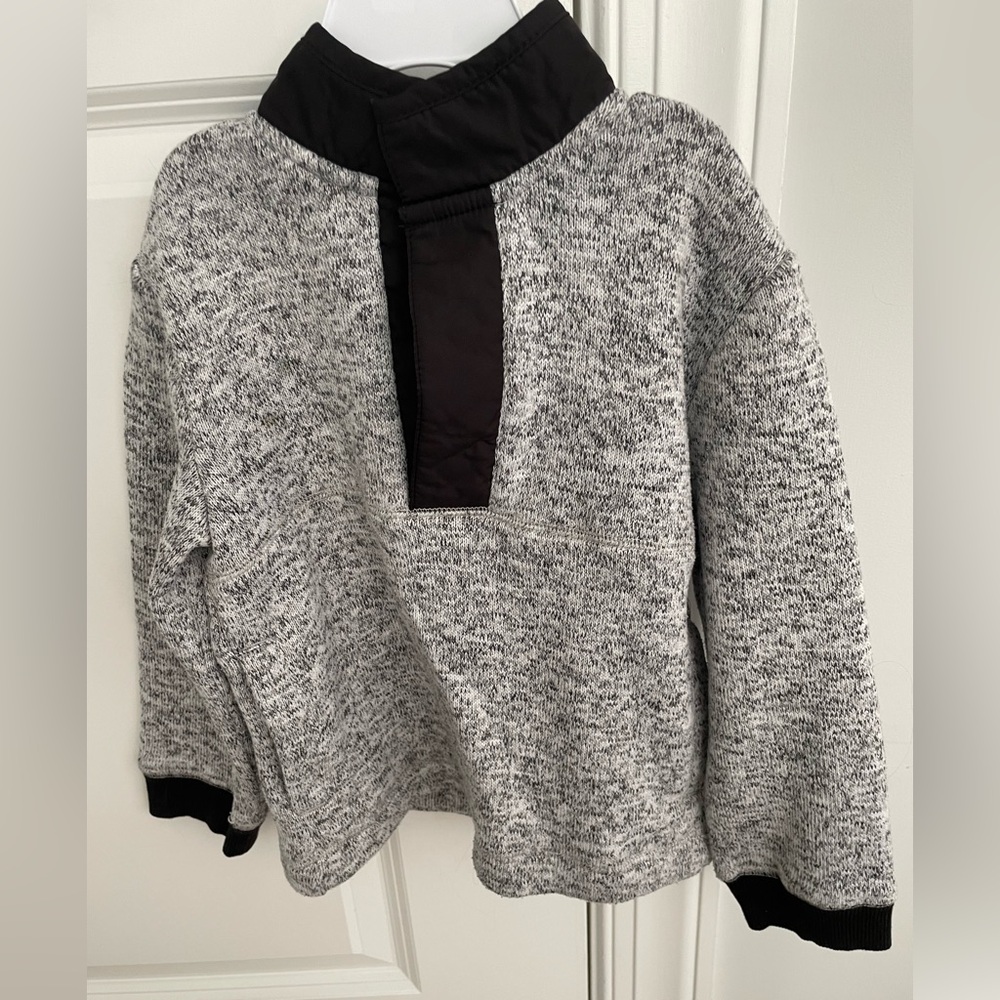 Janie and Jack Black and Gray Boy’s Sweater